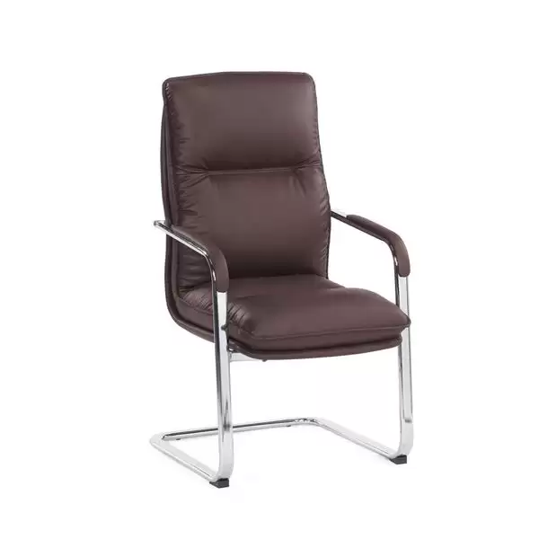 布蘭德洽談椅(咖啡色)(皮)