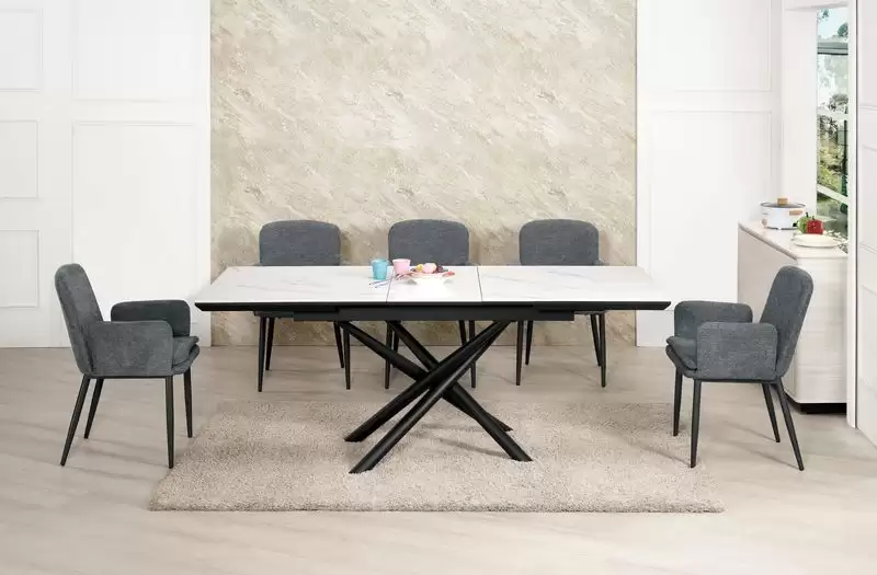 伊麗卡5.3尺多功能岩板伸縮餐桌