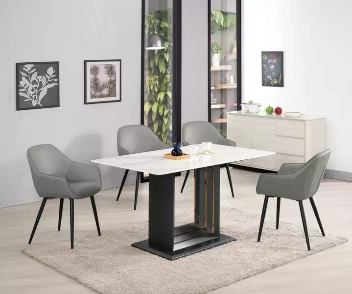 華依4.3尺岩板餐桌