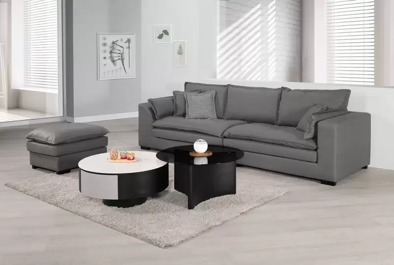 尼可爾L型皮沙發