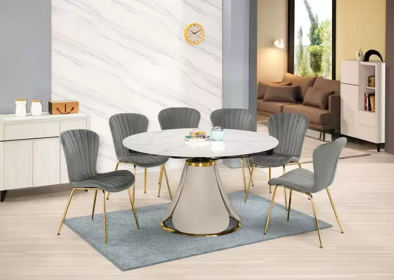 圓形餐桌.功能收合餐桌