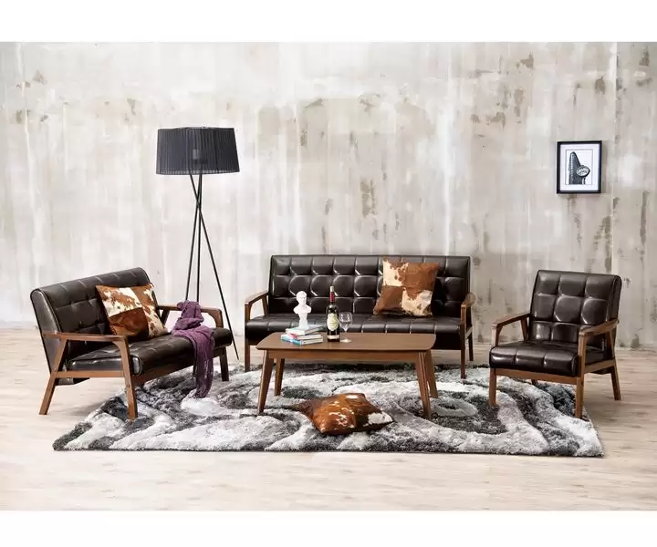 瓦爾德休閒皮沙發