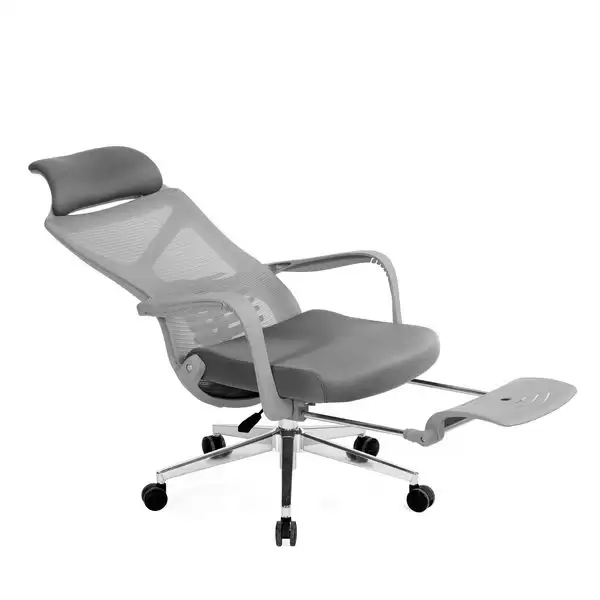 克勞斯網布辦公椅(灰色)