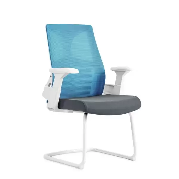 尼可爾洽談椅(白色)(布)