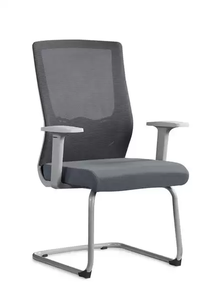 列維斯洽談椅(灰色)(布)
