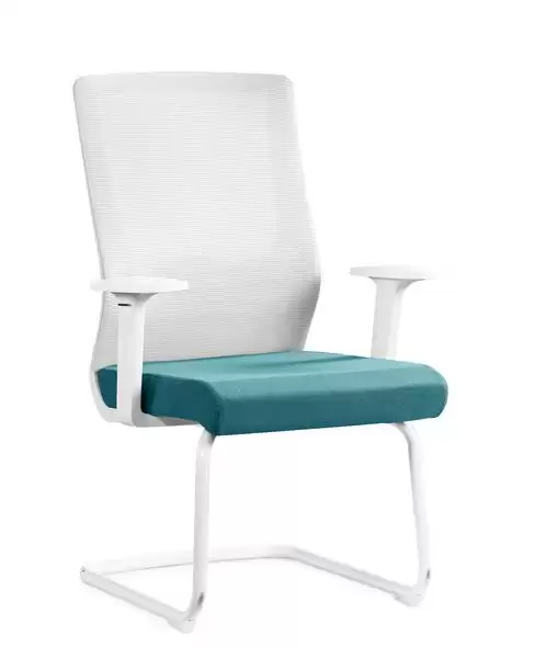 克爾溫洽談椅(白色)(布)