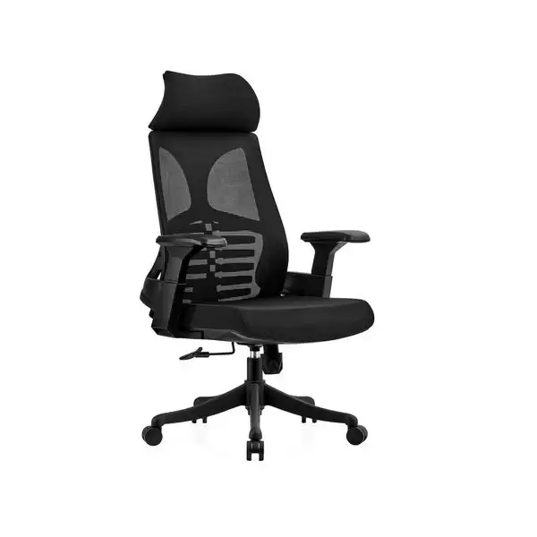 費尼安電腦椅(高背)(黑色)(布)