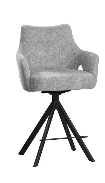 強尼吧椅(中)(灰色布)