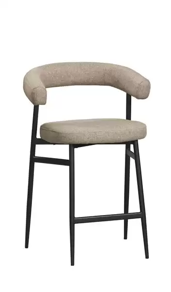 華倫吧椅(中)(駝色布)