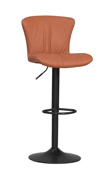 雪莉升降吧椅(橘色皮)