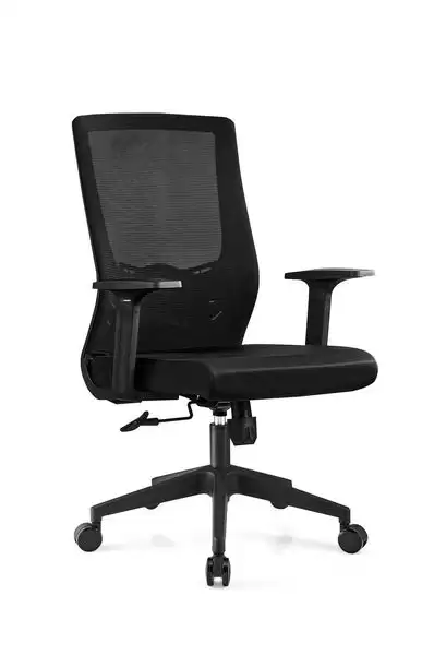 列維斯電腦椅(高背)(黑色)(布)