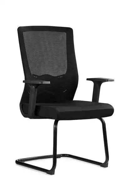 列維斯網椅(高背)(黑色)(布)