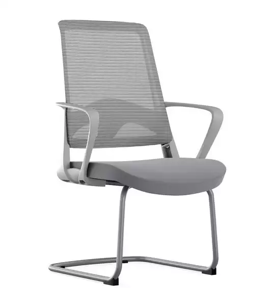 德魯洽談椅(灰色)(布)