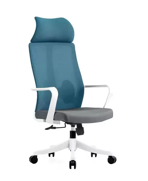 麗貝卡電腦椅(高背)(白色)(布)