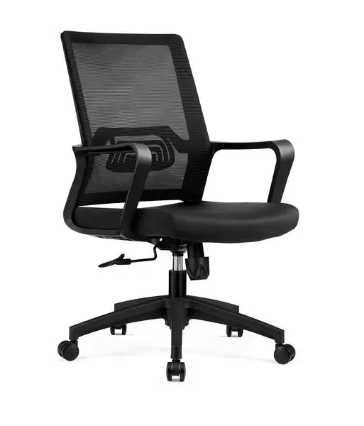 丹泰電腦椅(低背)(黑色)(布)