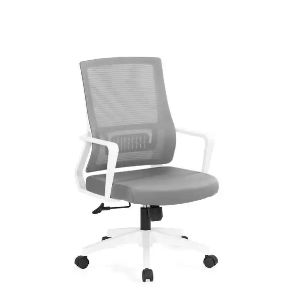 維娜電腦椅(白色)(布)