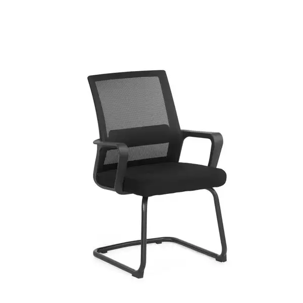 琳達洽談椅(黑色)(布)
