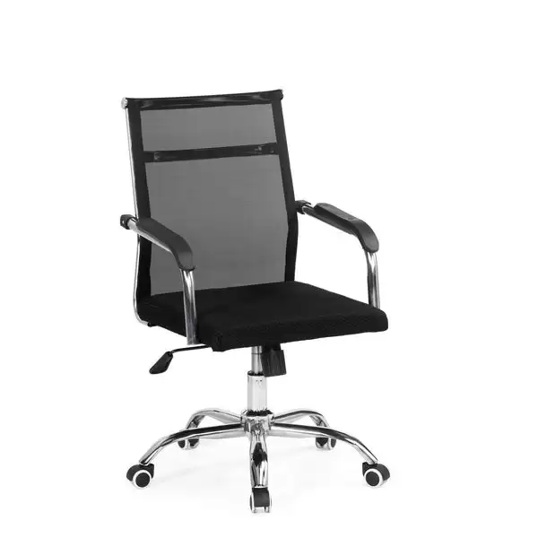 哈利電腦椅(黑色)(布)