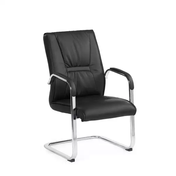 傑敏洽談椅(黑色)(皮)