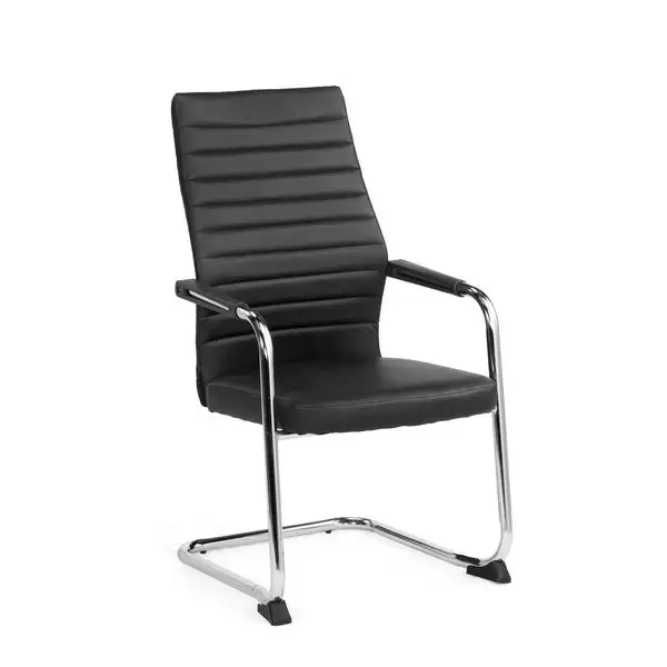 伊納斯洽談椅(黑色)(皮)