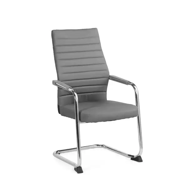 伊納斯洽談椅(灰色)(皮)
