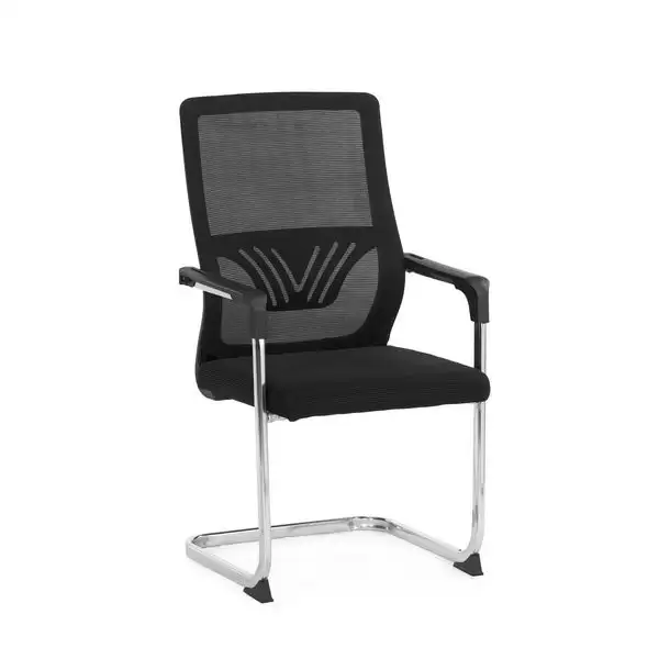 艾麗斯洽談椅(黑色)(布)