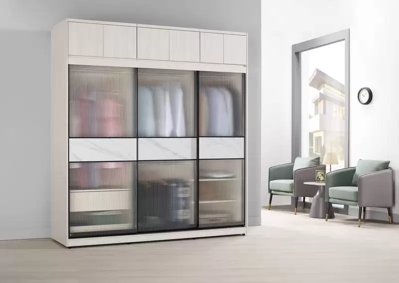 蘿克斯7尺鋁框拉門衣櫥