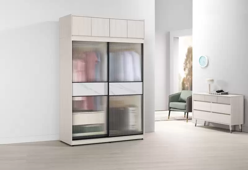 蘿克斯5尺鋁框拉門衣櫥