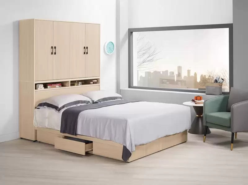 艾維斯5尺多功能雙人床