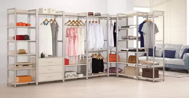 卡蜜拉開放組合式衣櫥