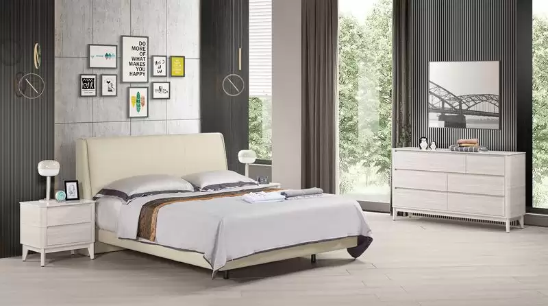 拜爾德懸浮式雙人床(皮)