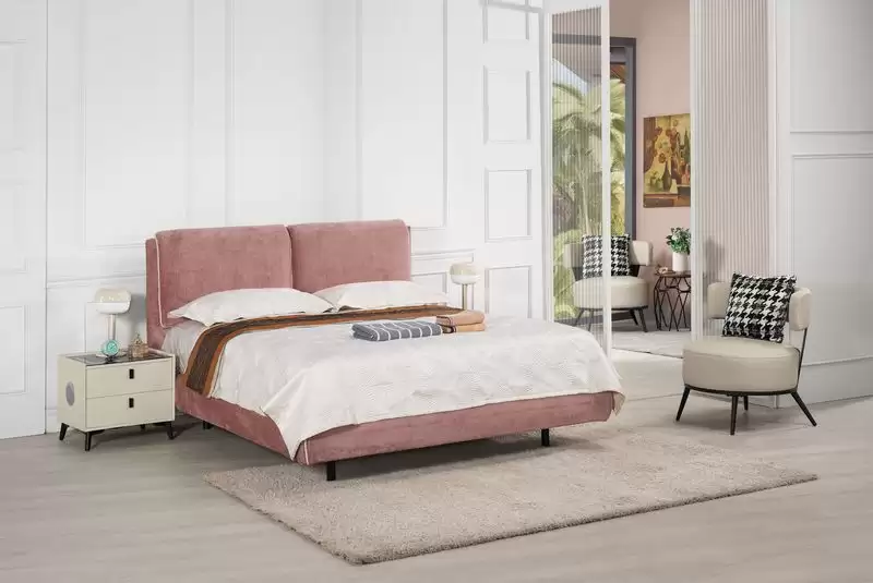 芬妮懸浮式雙人床(布)