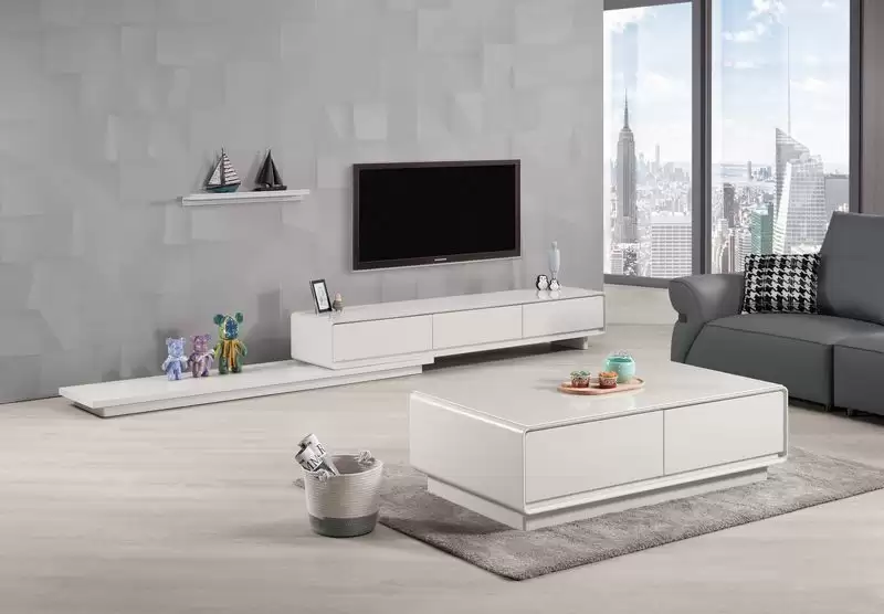 費利佩4.2尺玻璃大茶几