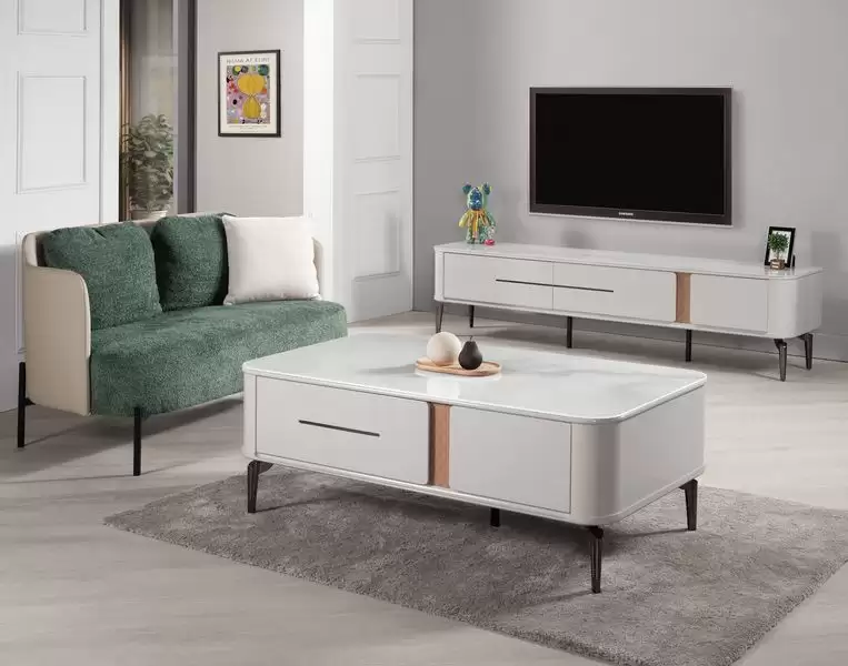 卡米洛4.3尺玻璃大茶几