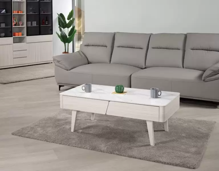 丹尼斯4尺岩板大茶几