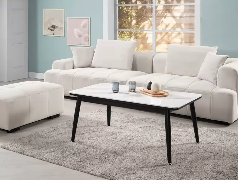 艾爾曼4尺岩板大茶几