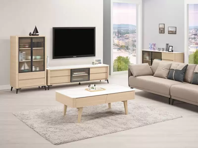 艾維斯2.5尺鋁門展示櫃