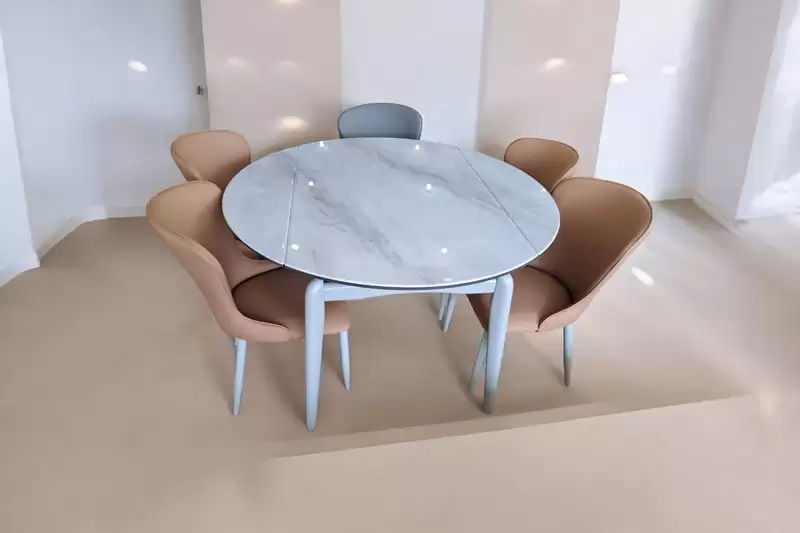 伯魯科技玻璃功能餐桌