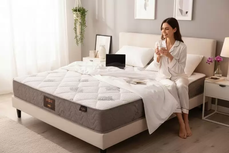 歐莫天然乳膠獨立筒床墊