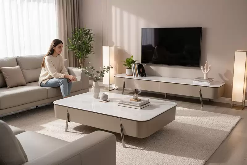 凱思利微晶石茶几