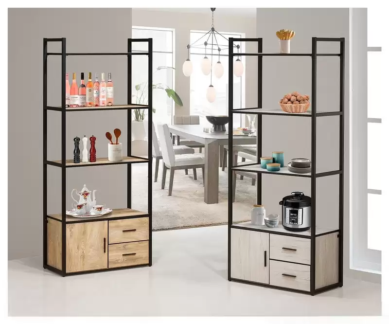 3尺開放式鐵架多用途收納櫃