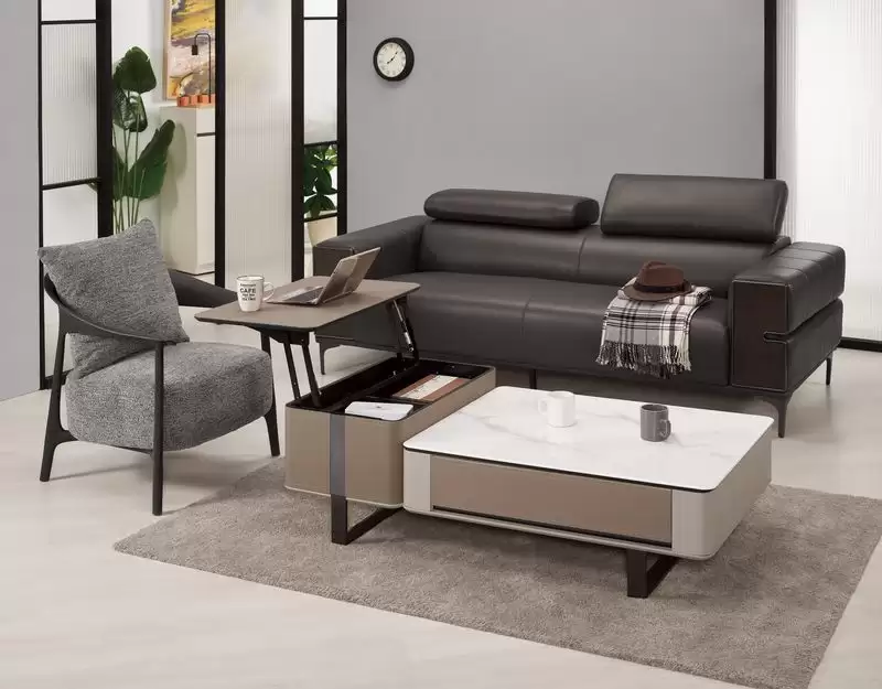 喬納森升降大茶几(科技石)