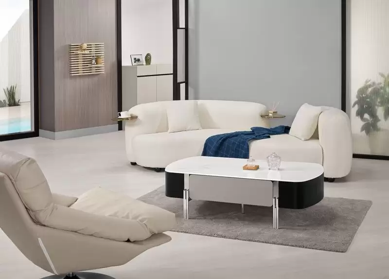 歐提斯4.3尺大茶几(科技石)