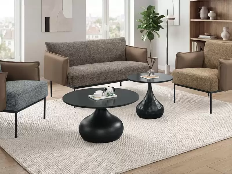 柏莉娜圓型茶几組