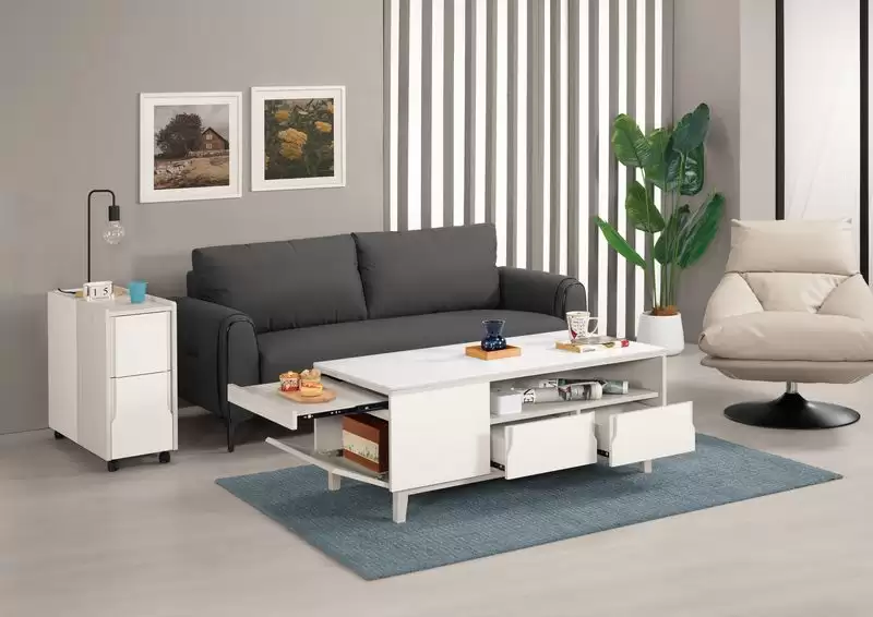 娜迪亞4尺岩板大茶几