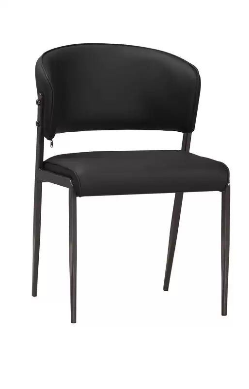 布蘭特餐椅(黑皮)