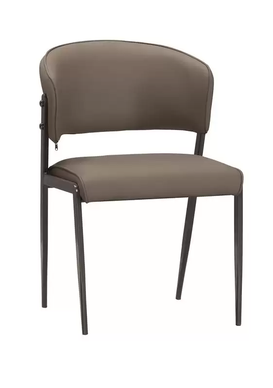 布蘭特餐椅(淺灰皮)