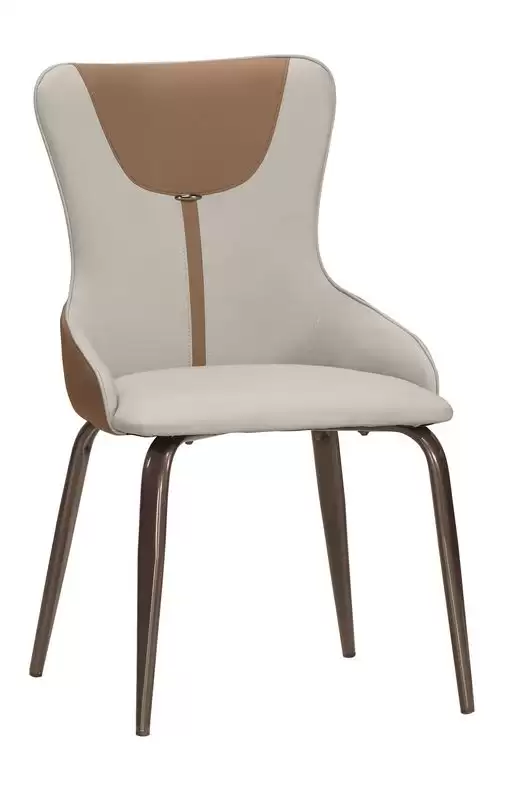 艾克餐椅(橘色皮)