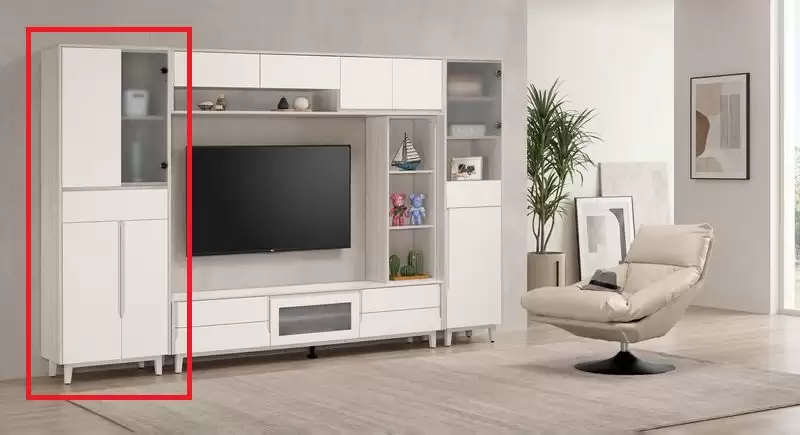 娜迪亞2.3尺展示櫃