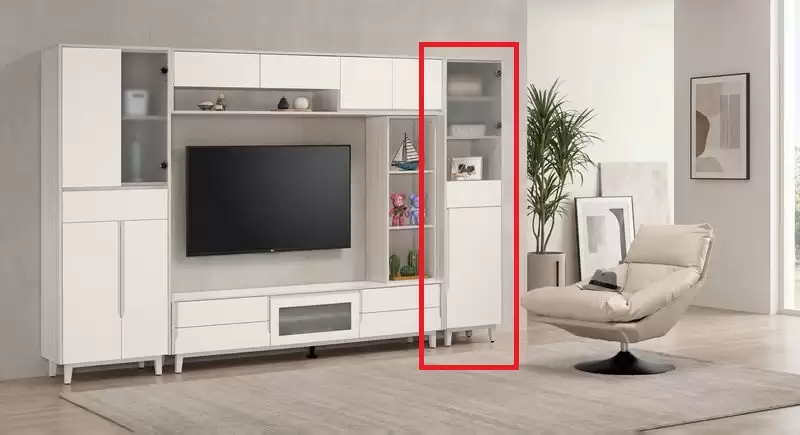 娜迪亞2尺三抽展示櫃